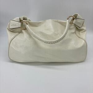 Antonio Melani, XL cream, Patton leather womens tote, shoulder bag